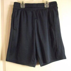 BOYS L 10-12 ATHLETIC BRAND NAVY BLUE SHORTS